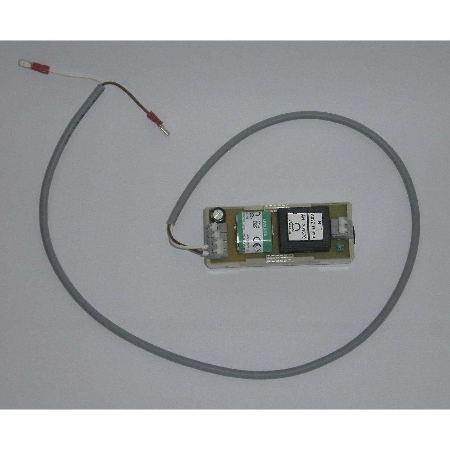 Power supply, for clocks with Ø 500 mm, for 230 V, 50 Hz connection.