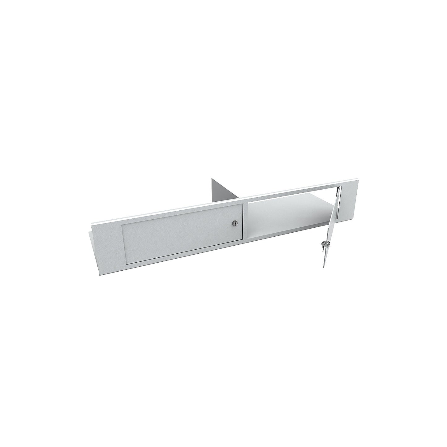 Interior safe for security cupboards, with IMP certification, height 415 mm, extra cost.