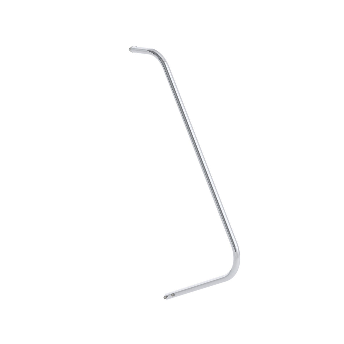 Hand rail, for mobile safety steps with 1-sided access, with 4 - 6 steps.