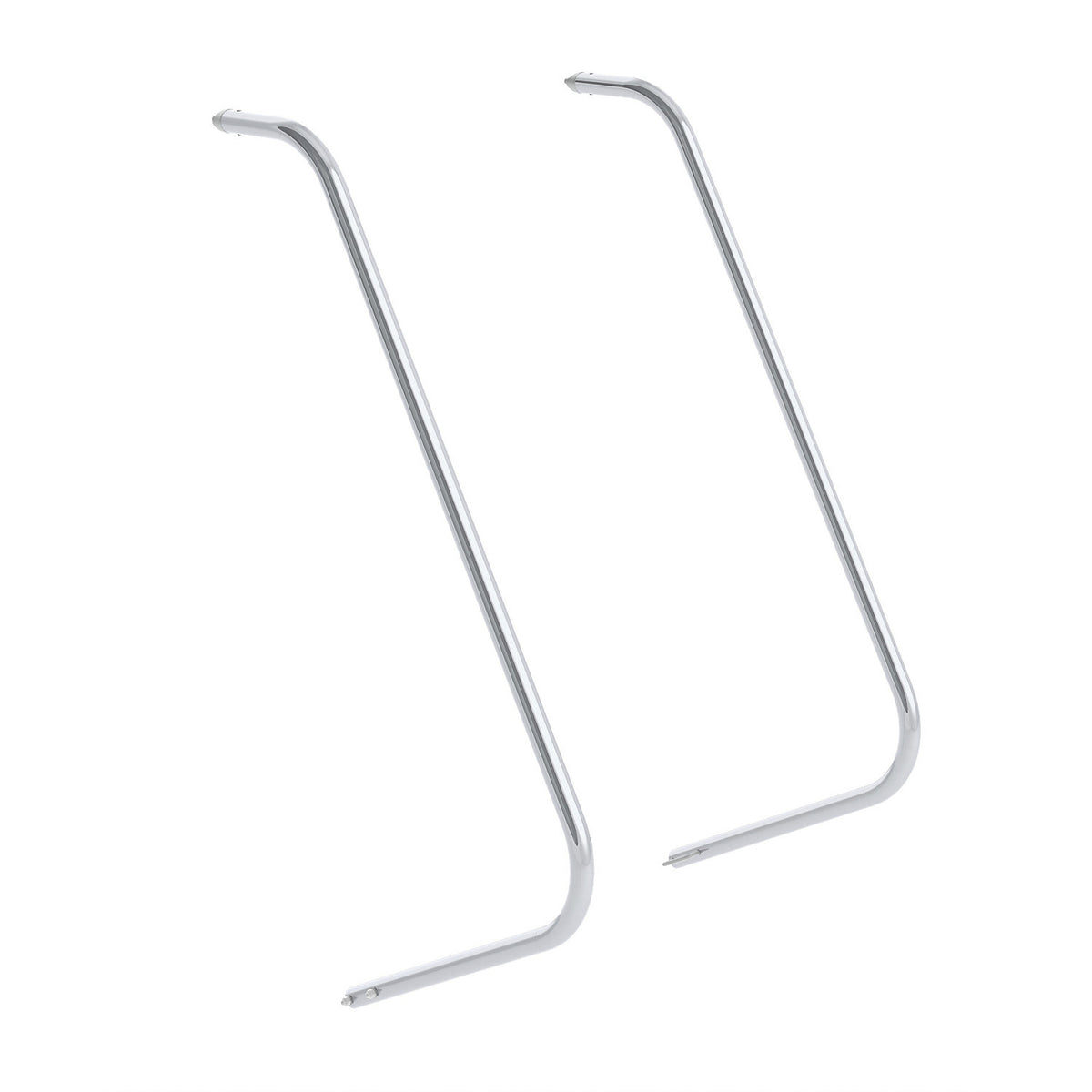 Hand rail, for mobile safety steps with 2-sided access, pack of 2, with 4 - 6 steps.