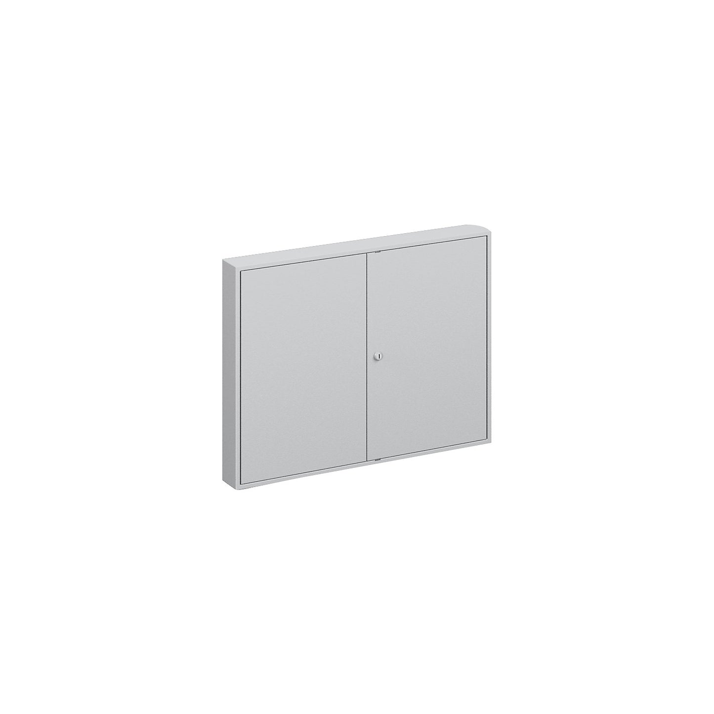 Key cabinet, 2-door, complete with key tabs, 100 hooks, HxWxD 550 x 730 x 80 mm.