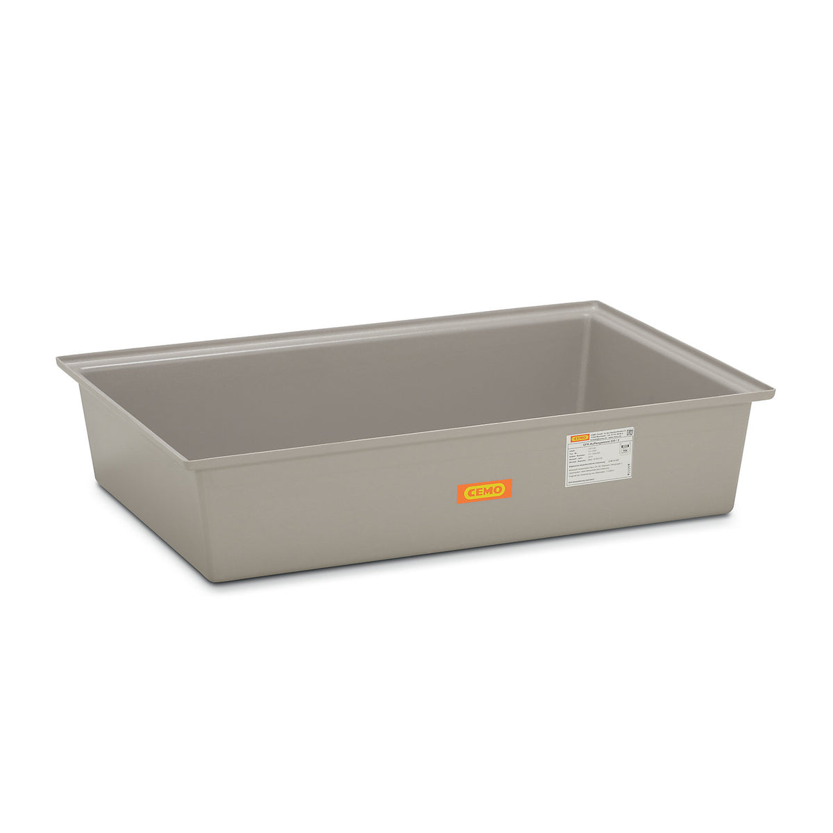 GRP base sump tray, with certification, 2 x 200 l drums, without grate.