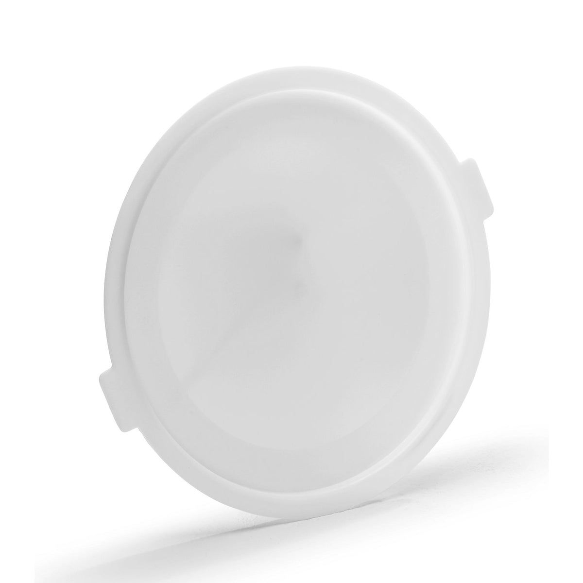 Lid for cylindrical bin, HDPE, natural white, for 40/50 l bins.