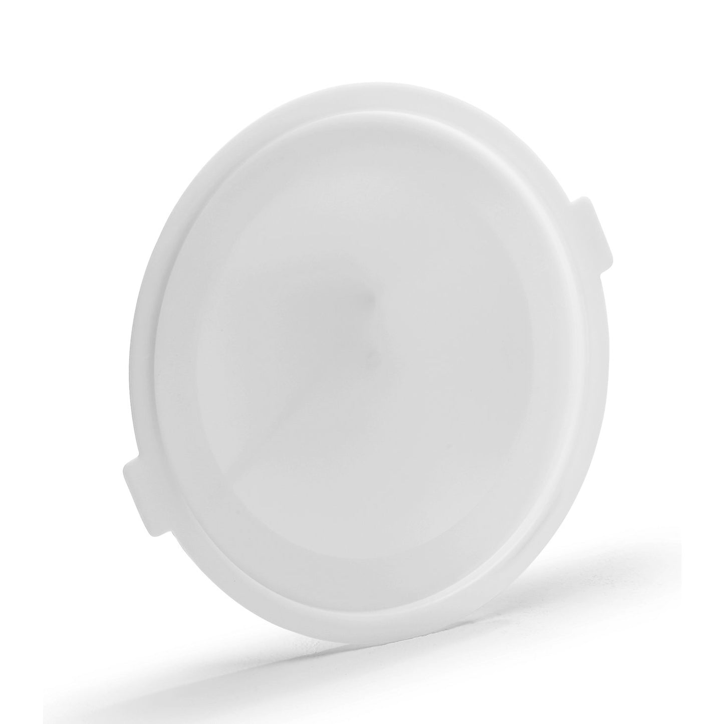 Lid for cylindrical bin, HDPE, natural white, for 40/50 l bins.