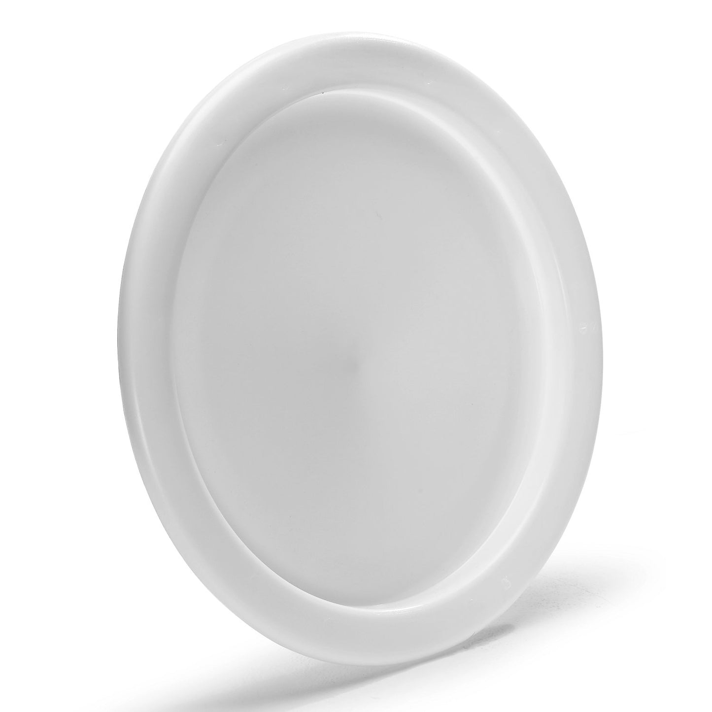 Lid for cylindrical bin, HDPE, natural white, for 75/110 l bins.