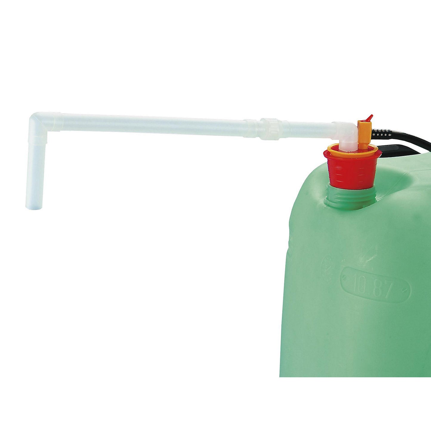 Small container pump, PP foot pump, immersion depth 900 mm.