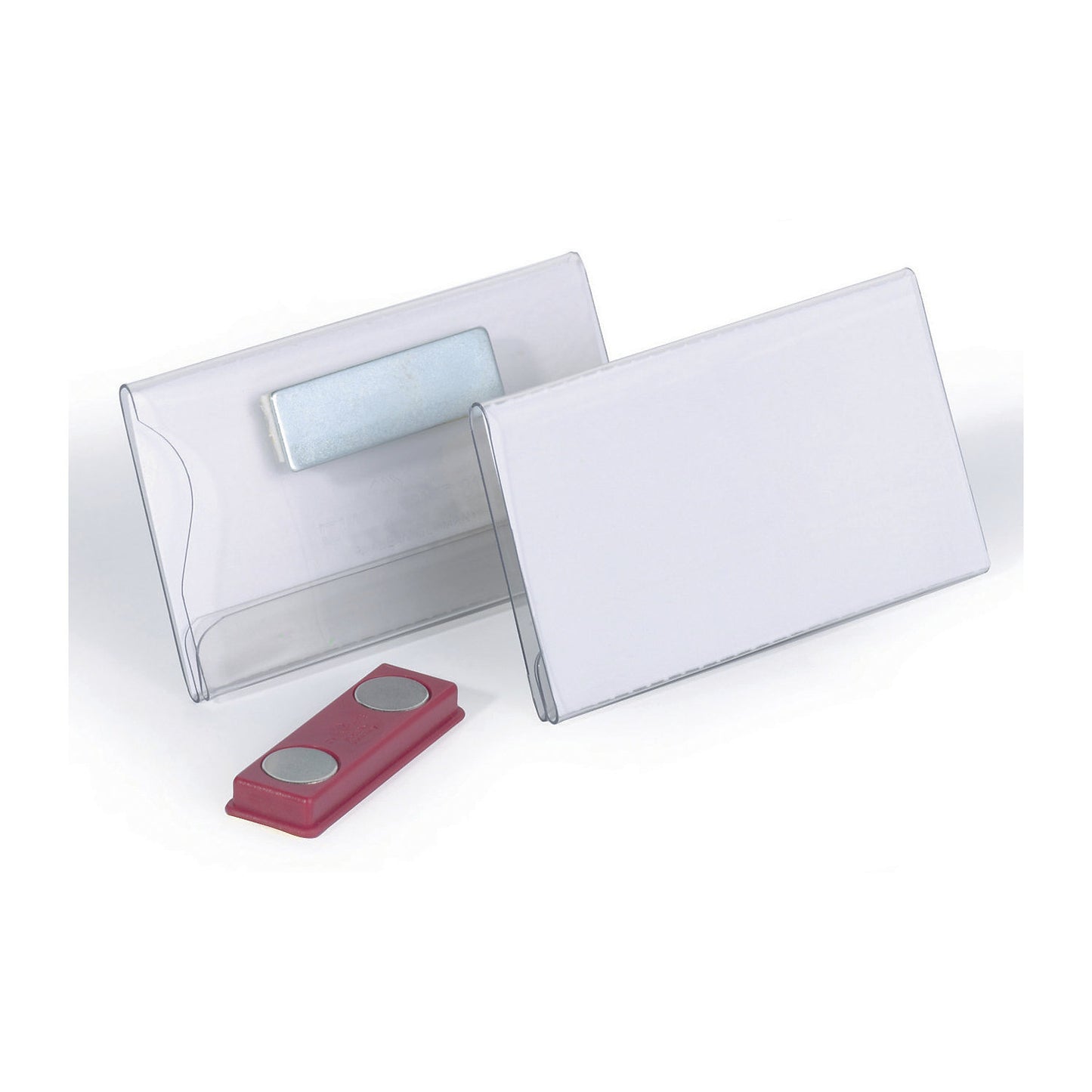 Name badge with hard foil magnet, HxW 40 x 75 mm, pack of 25.