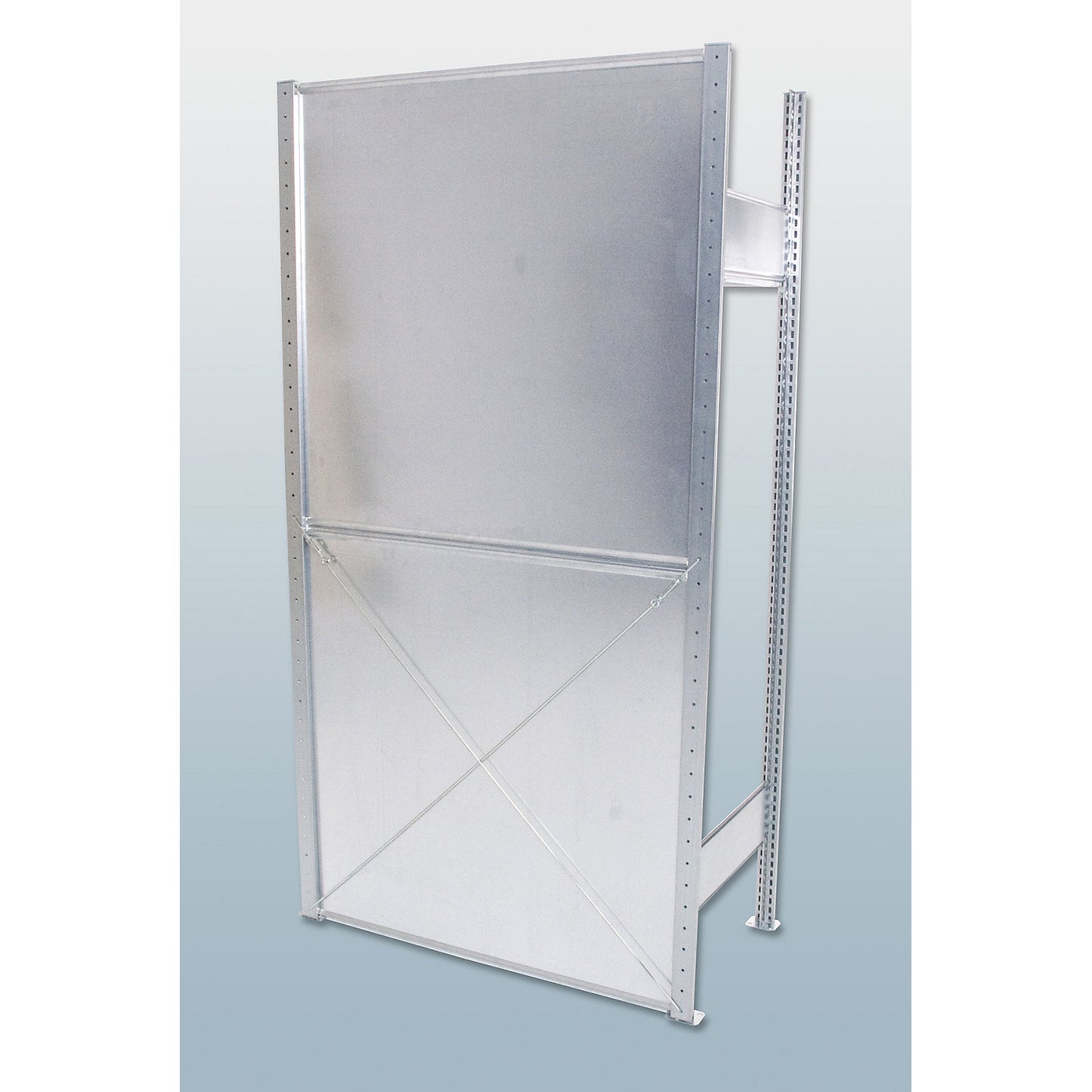 Rear panel, zinc plated, for height 2500 mm, for width 1000 mm.