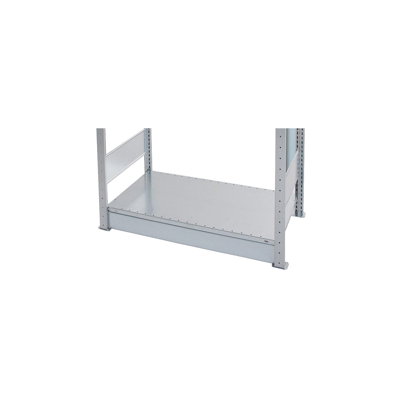 Plinth cover plate, zinc plated, pack of 5, for width 1000 mm.
