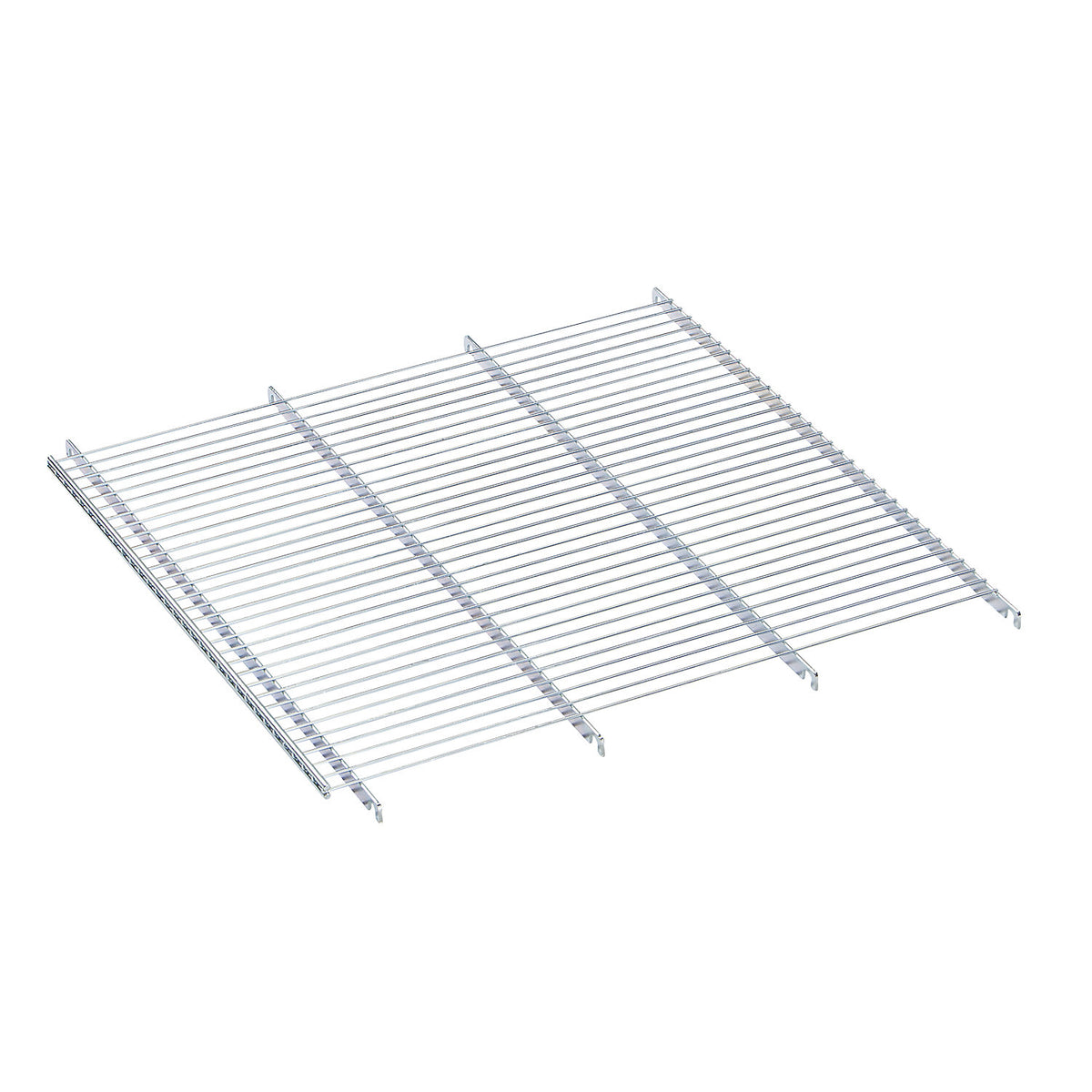 Shelf, metal, WxD 720 x 815 mm, electrolytically zinc plated.