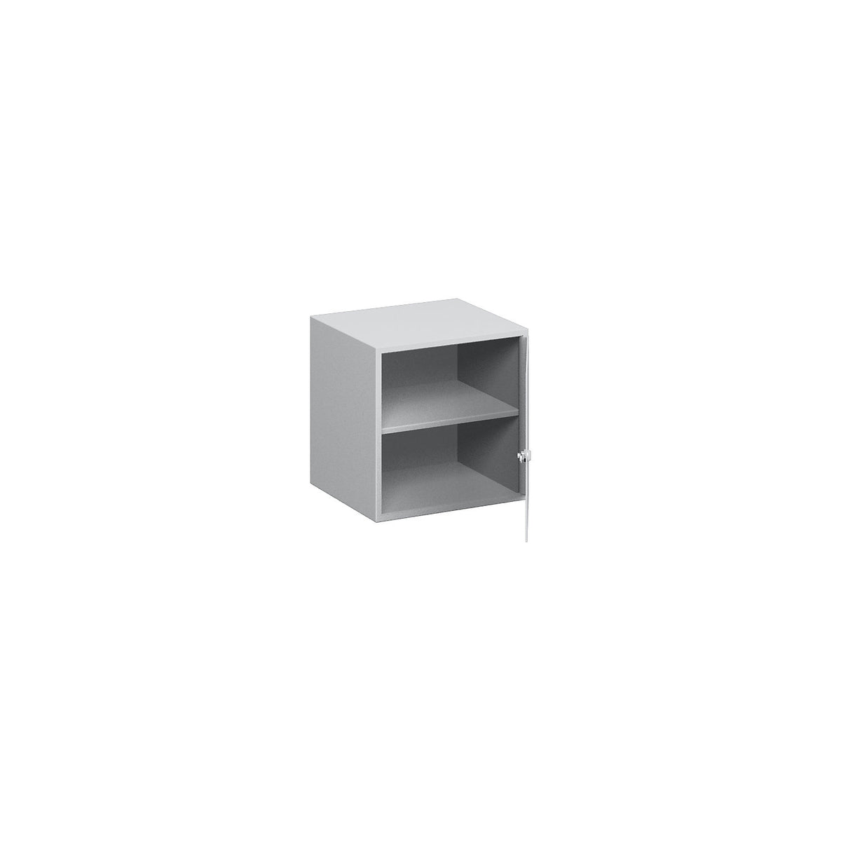 Built-in lockable compartment, light duty, HxWxD 370 x 370 x 325 mm.