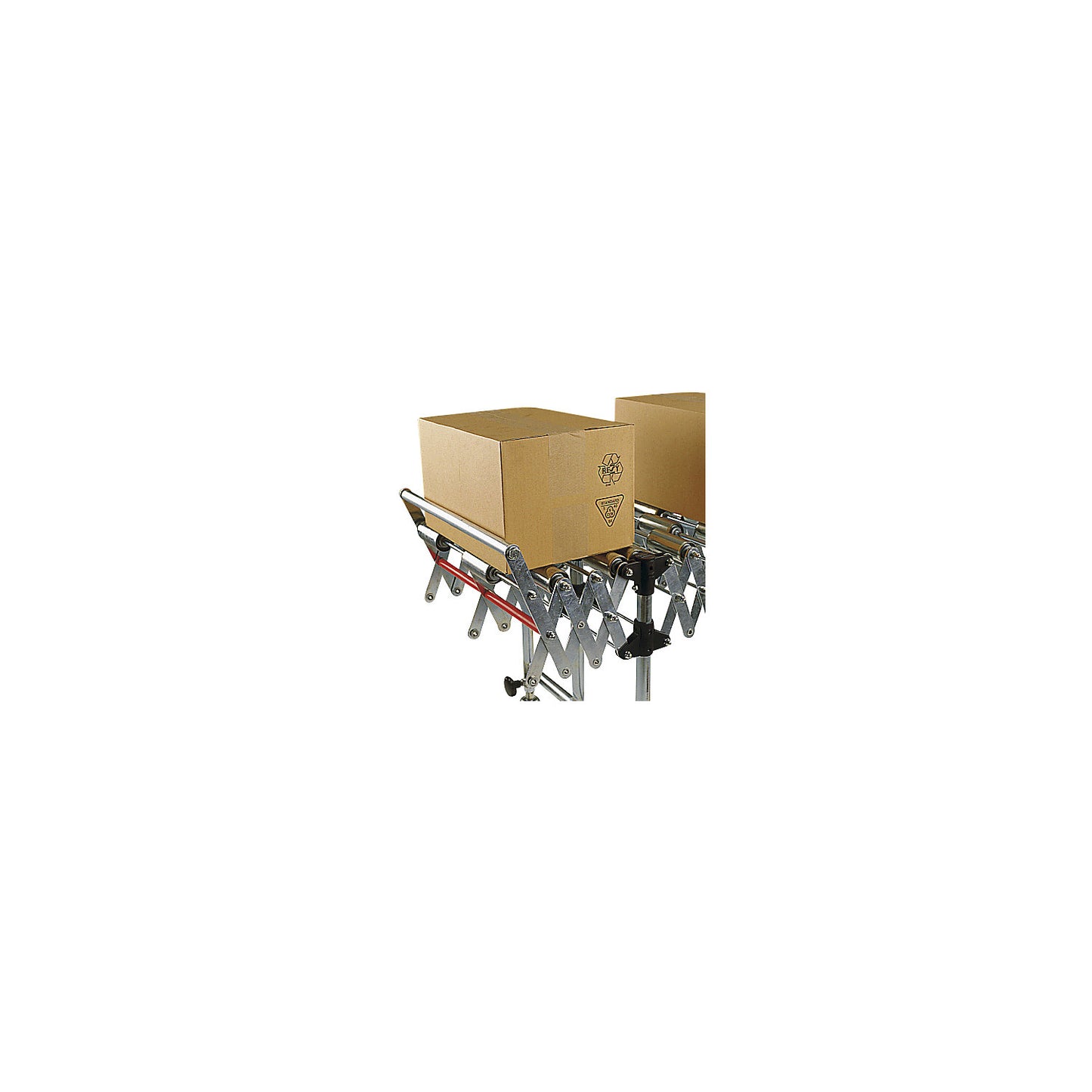 End stop, for flexible roller conveyor, for track width 300 mm, fixed.