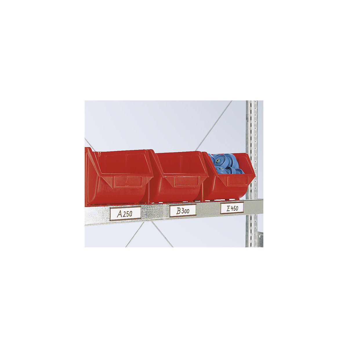 Magnetic storage labels, white, HxW 100 x 150 mm, pack of 100.
