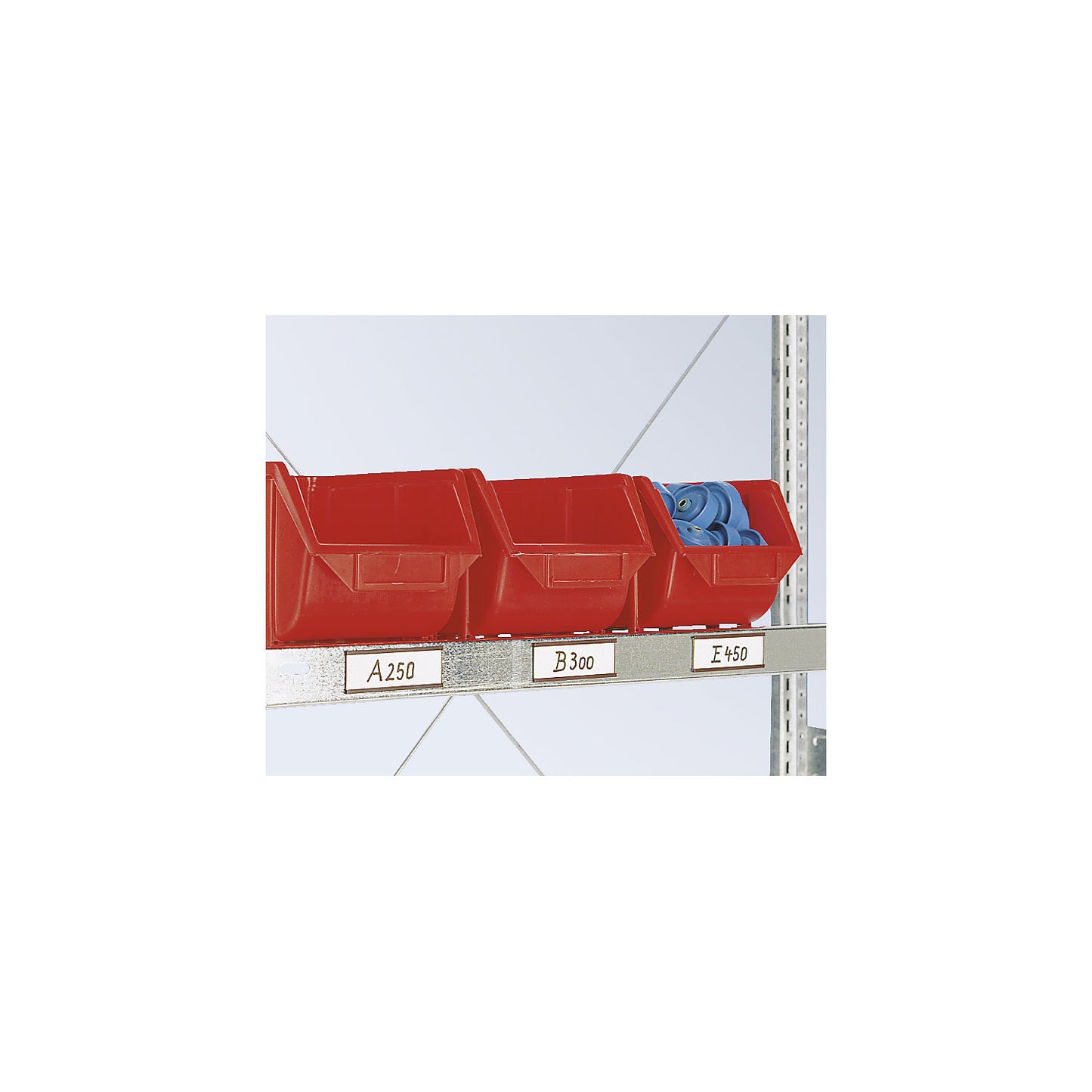 Magnetic storage labels, white, HxW 50 x 100 mm, pack of 100.