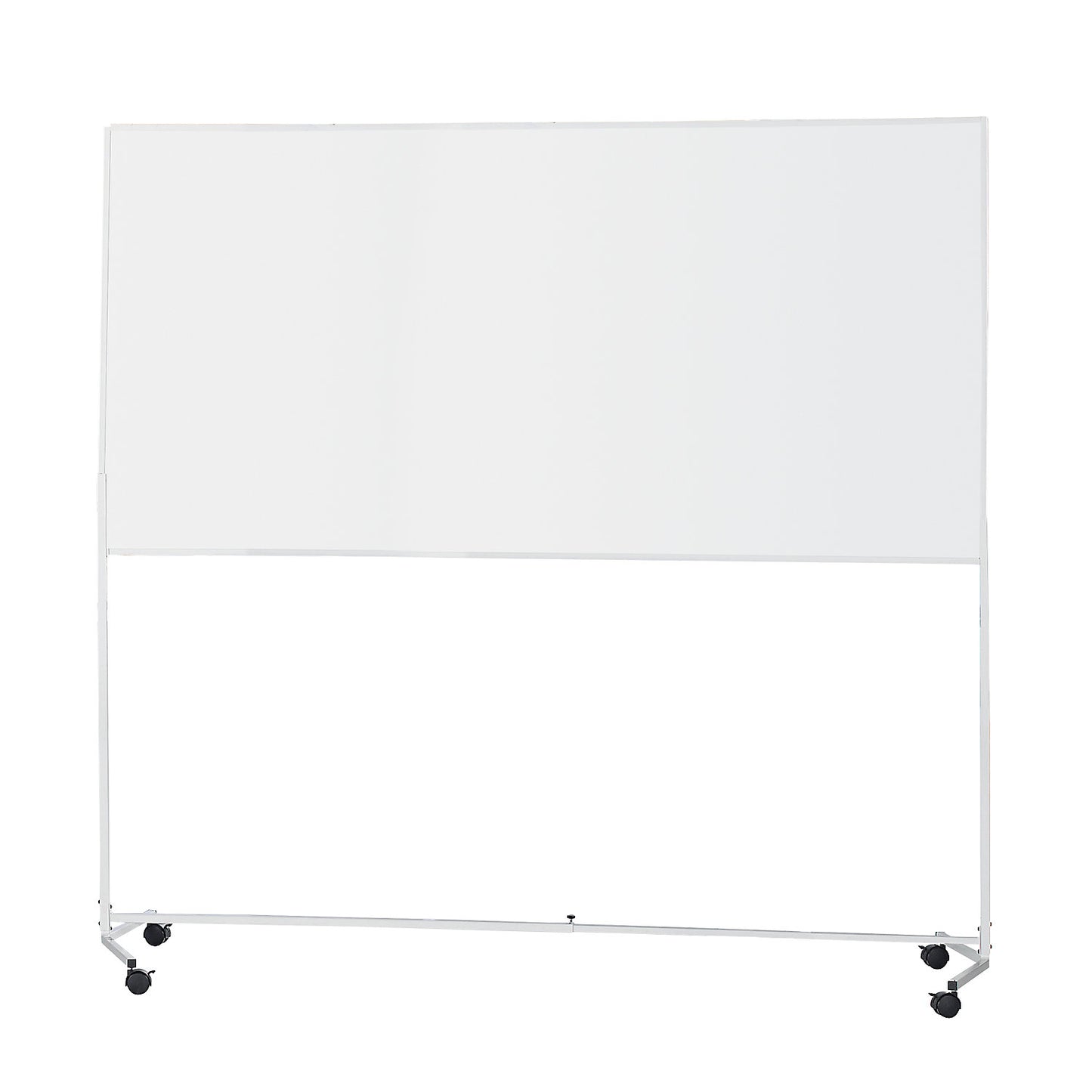 Whiteboard with dolly, steel, coated, WxH 2000 x 1000 mm.