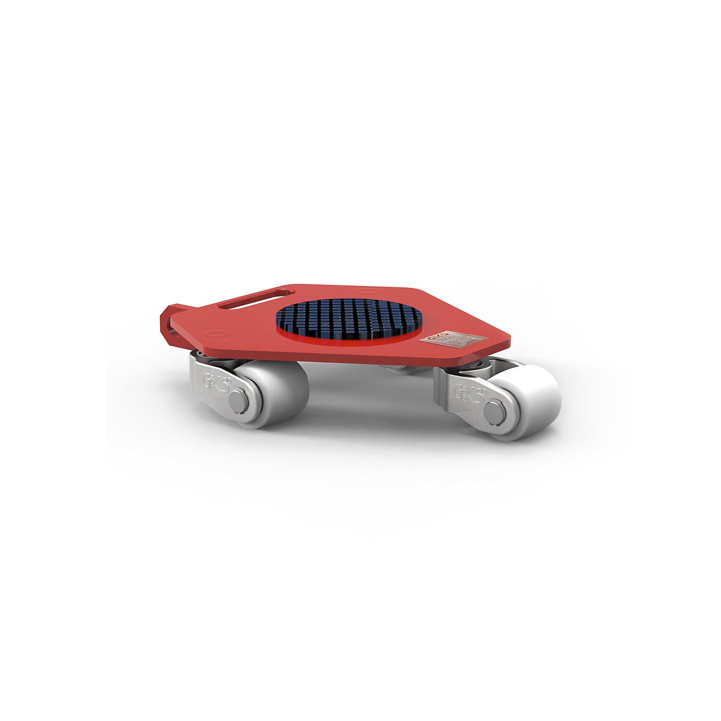 Rotating dolly, max. load 1000 kg, LxW 375 x 380 mm.