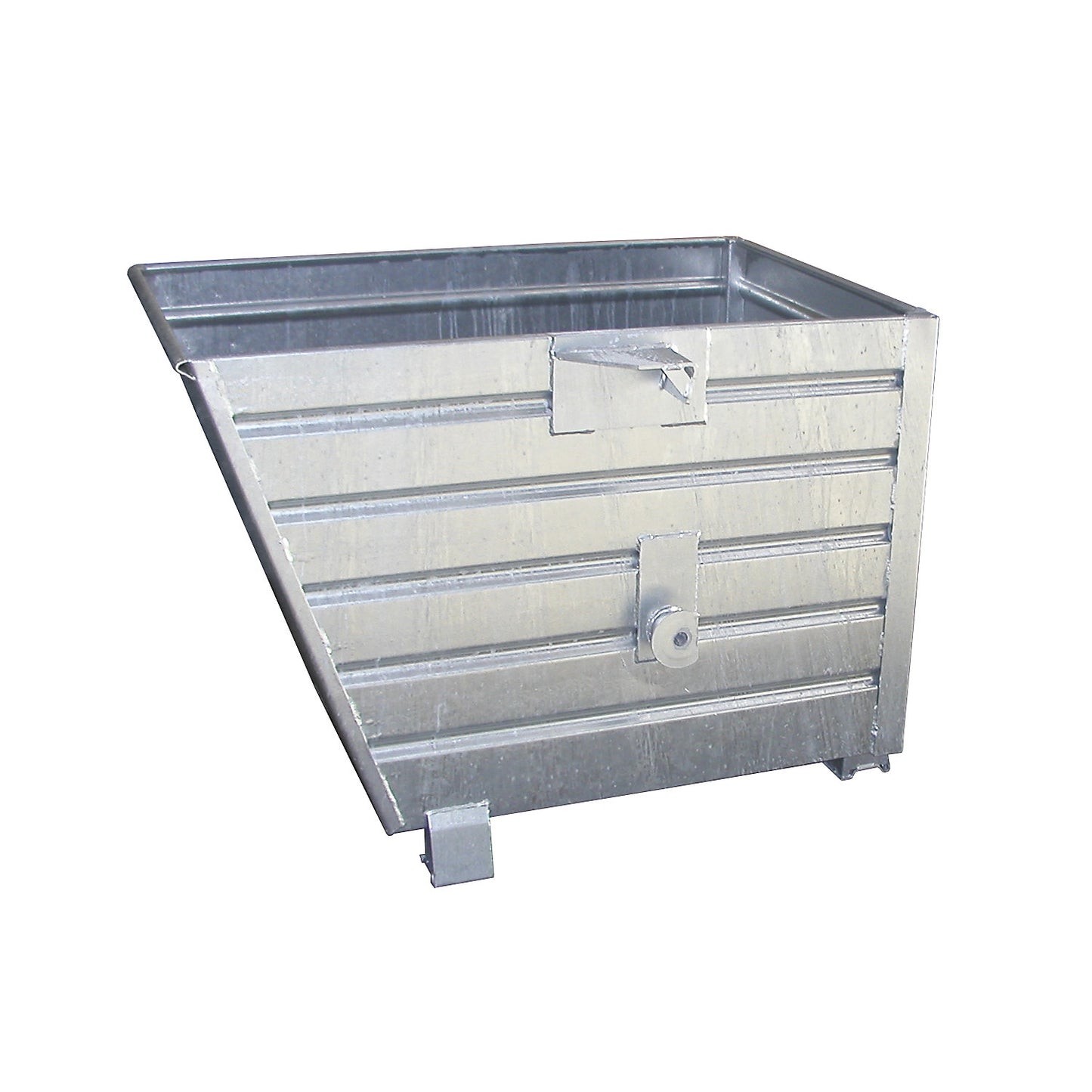 Tipping skip, stackable, capacity 0.7 m³, hot dip galvanised in accordance with EN ISO 1461.