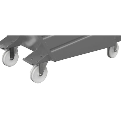 Wheels, retrofittable, max. load 450 kg/roller, with 2 swivel and 2 fixed castors.
