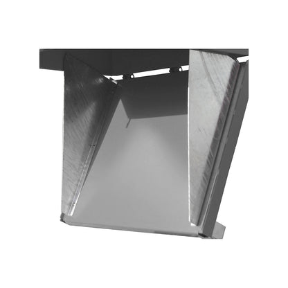 Bottom chute with side walls, for 0.5 - 0.75 m³ container capacity, extra cost.