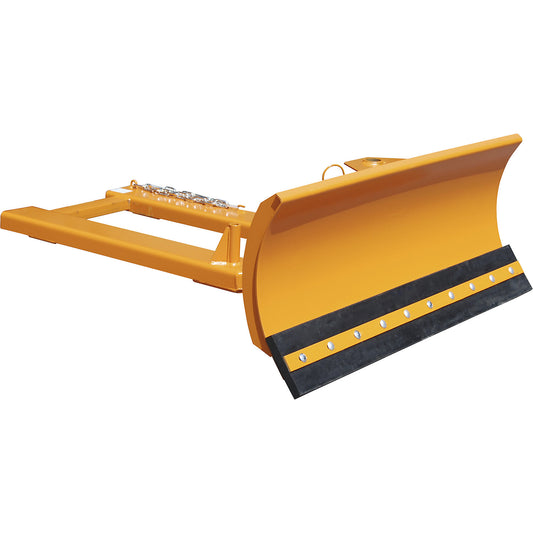 Snow plough for forklifts, rubber scraping edge, blade width 1500 mm.