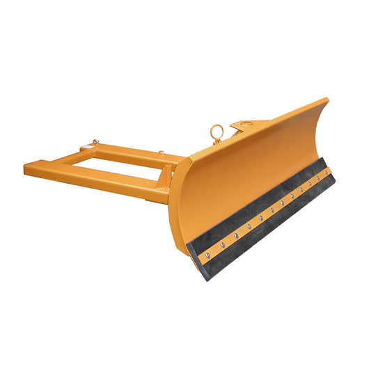 Snow plough for forklifts, rubber scraping edge, blade width 1800 mm.