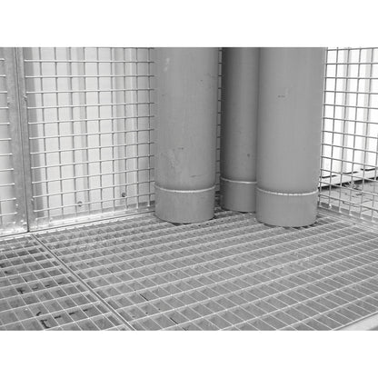 Grate floor, can be driven on, for WxD 2100 x 1085 mm.