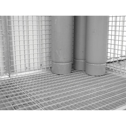 Grate floor, can be driven on, for WxD 2100 x 1500 mm.