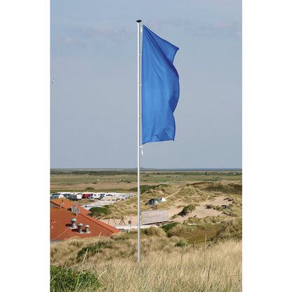 PIRAT aluminium flag pole, without extension arm, height above ground 6 m, Ø 75 mm.