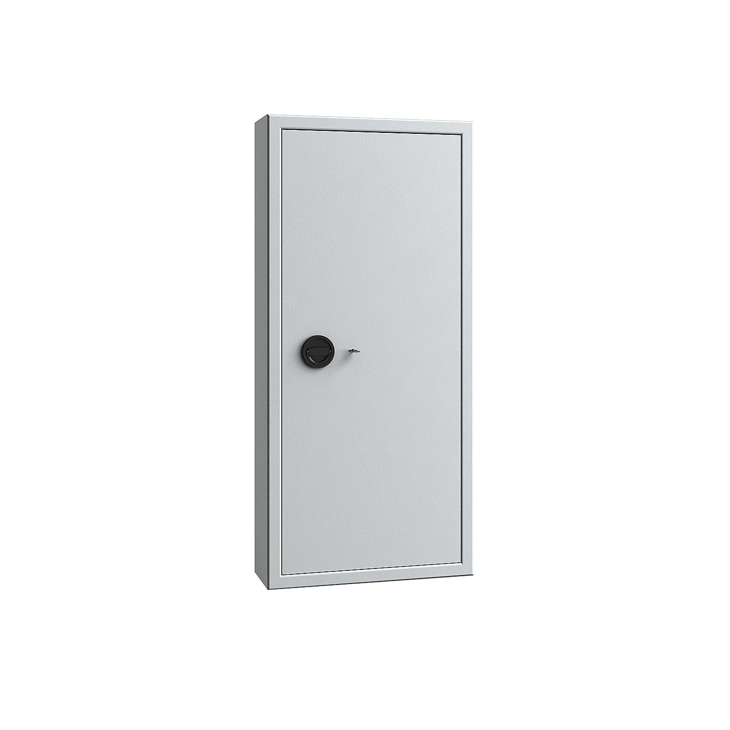 Key safe, light grey, adjustable hook strips, 390 hooks, HxWxD 1300 x 600 x 200 mm.