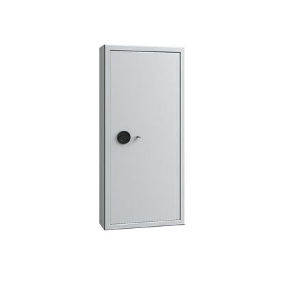 Key safe, light grey, adjustable hook strips, 390 hooks, HxWxD 1300 x 600 x 200 mm.