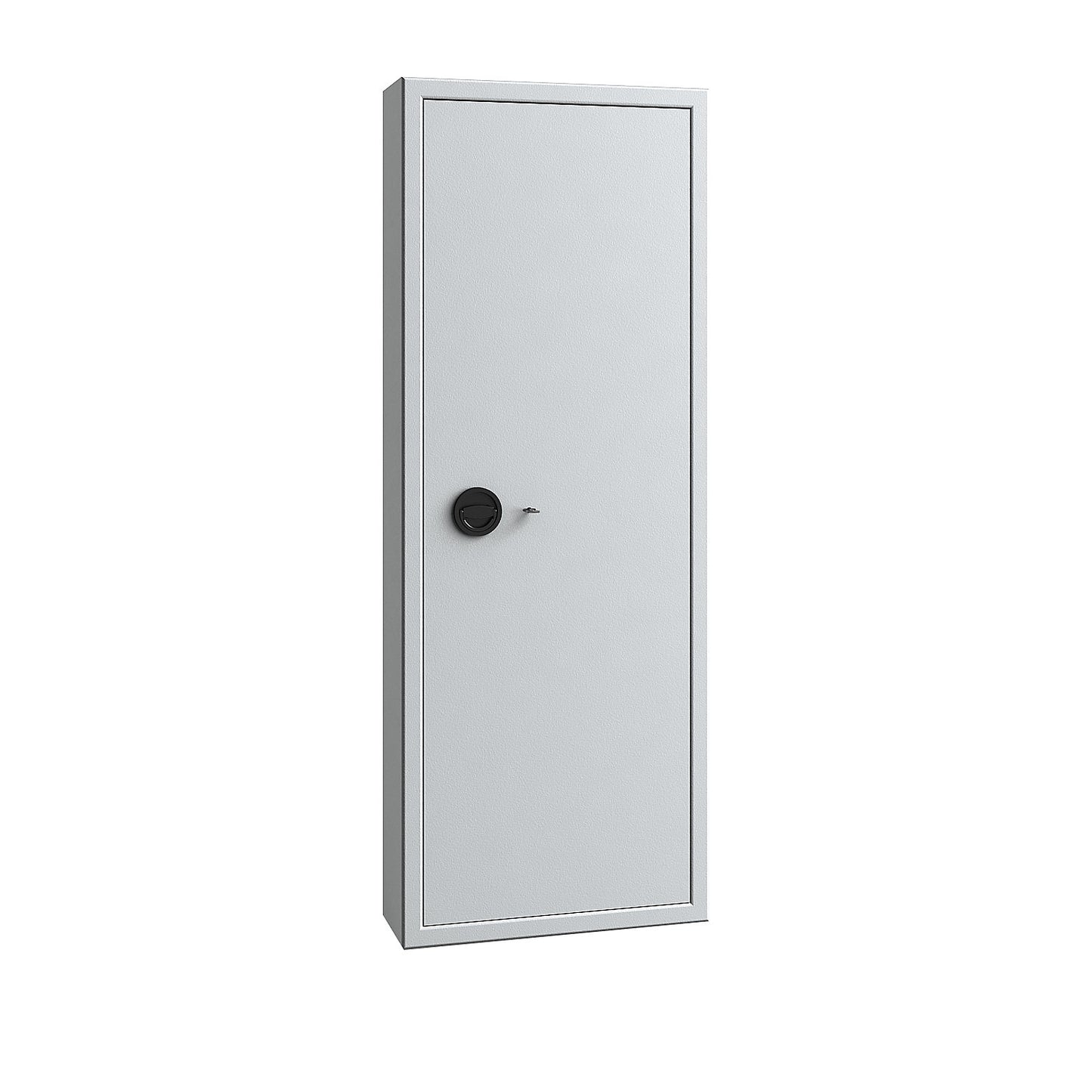 Key safe, light grey, adjustable hook strips, 480 hooks, HxWxD 1600 x 600 x 200 mm.