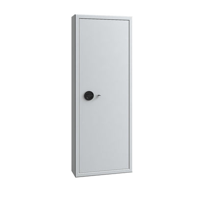 Key safe, light grey, adjustable hook strips, 480 hooks, HxWxD 1600 x 600 x 200 mm.