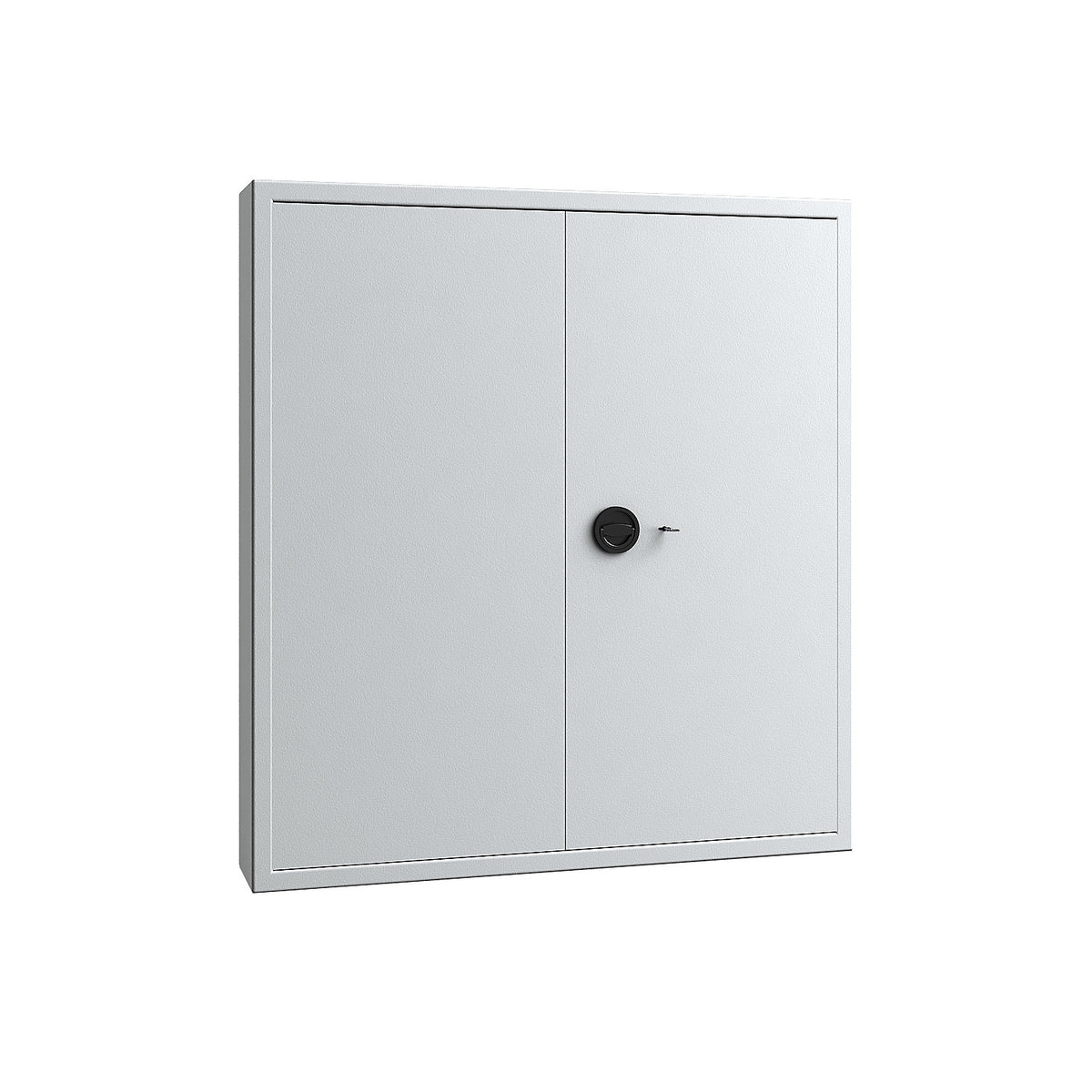 Key safe, light grey, adjustable hook strips, 780 hooks, HxWxD 1300 x 1200 x 200 mm.
