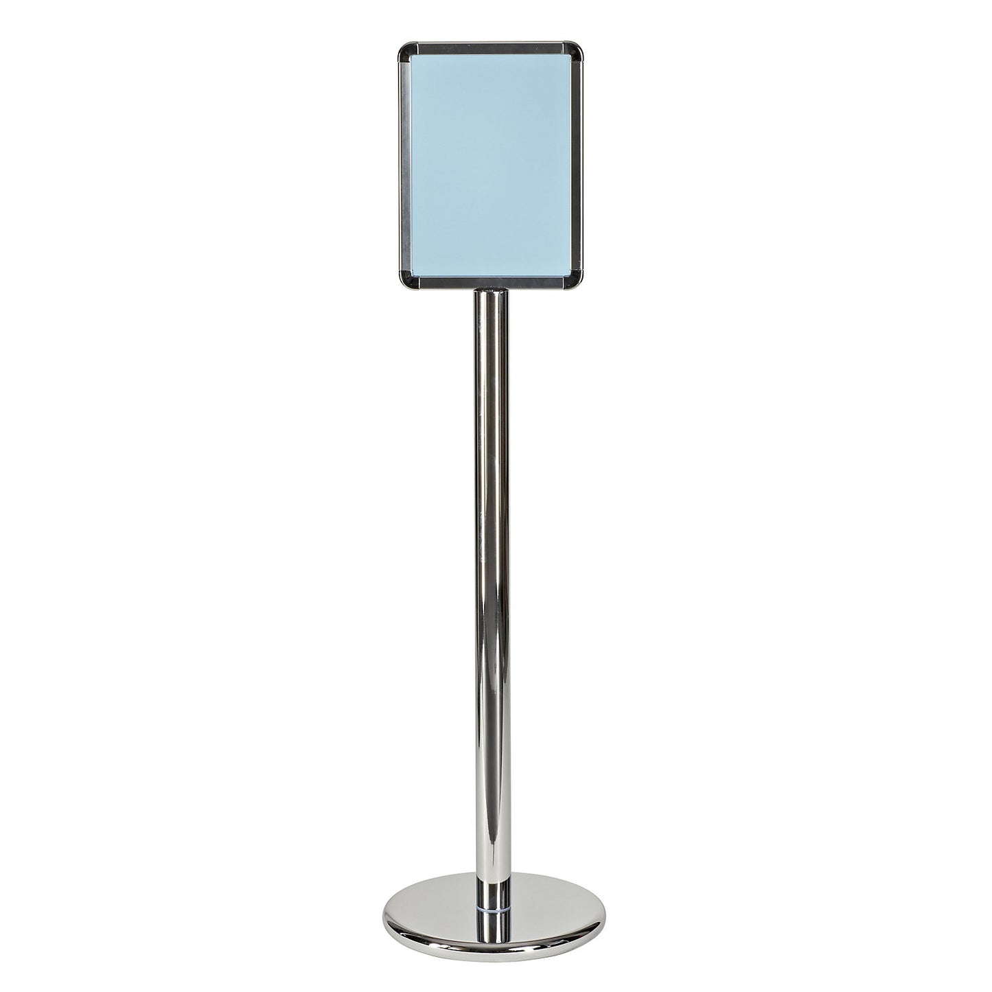 Frame post, chrome surface, A4 frame.