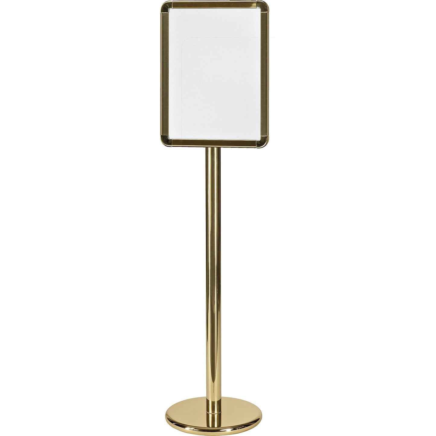 Frame post, brass surface, A3 frame.