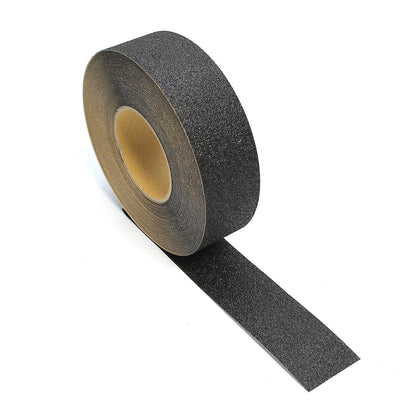 Non-slip tape, self-adhesive, pack of 2 rolls, black, width 50 mm.