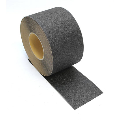 Non-slip tape, self-adhesive, pack of 2 rolls, black, width 102 mm.