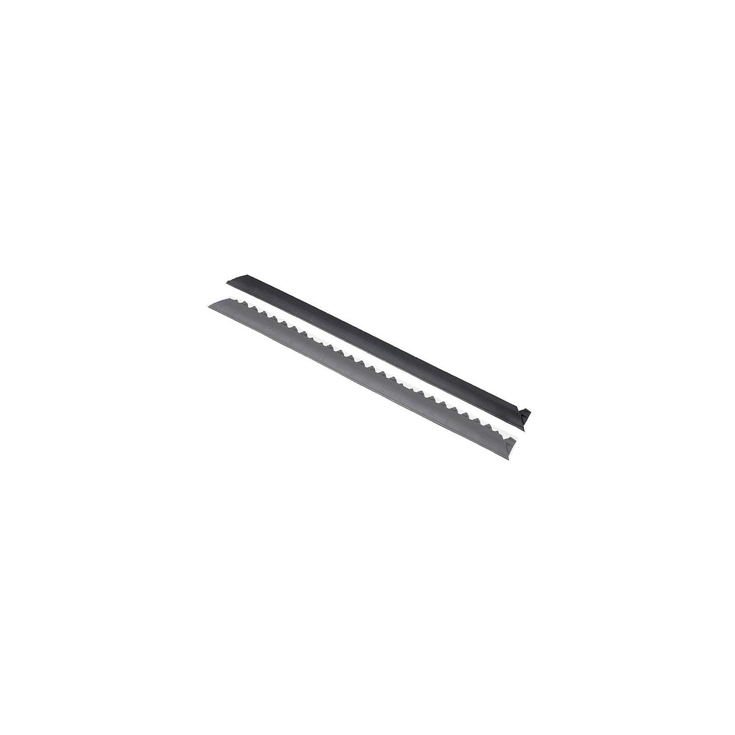 Border edge, tapered, female version, black.