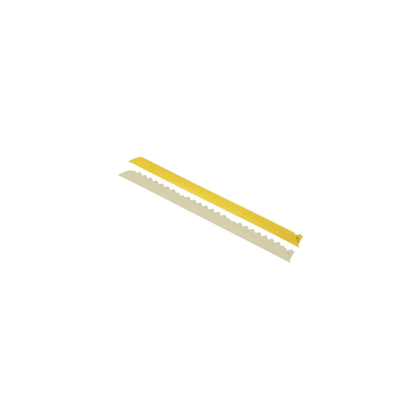 Border edge, tapered, female version, yellow.