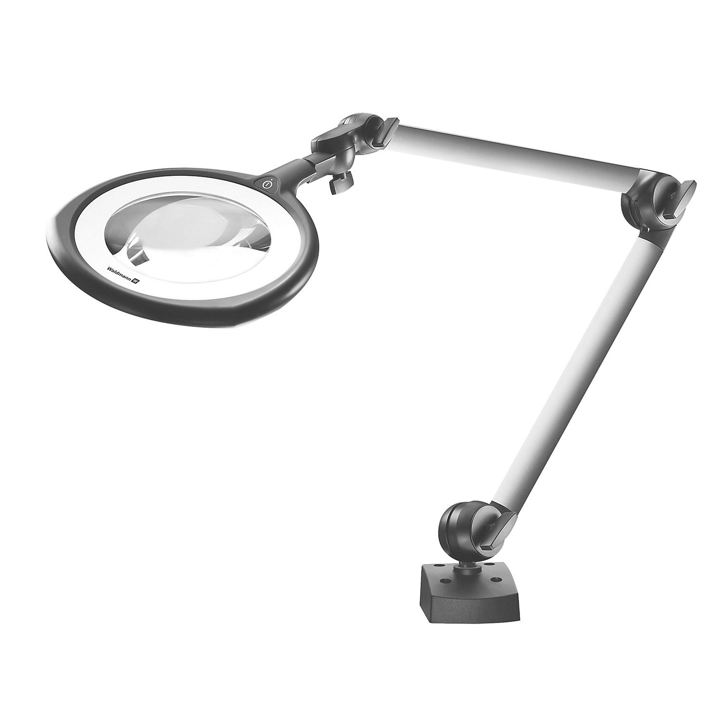 TEVISIO LED magnifying lamp, standard model, LED 14 W, arm 500 / 484 mm.