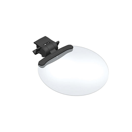 Additional magnifier, Ø 130 mm, for arm-mounted lamp, 3.6 dioptres.