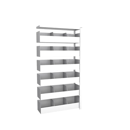 Bulk material shelving unit, shelf height 2000 mm, extension shelf unit, WxD 1010 x 335 mm.