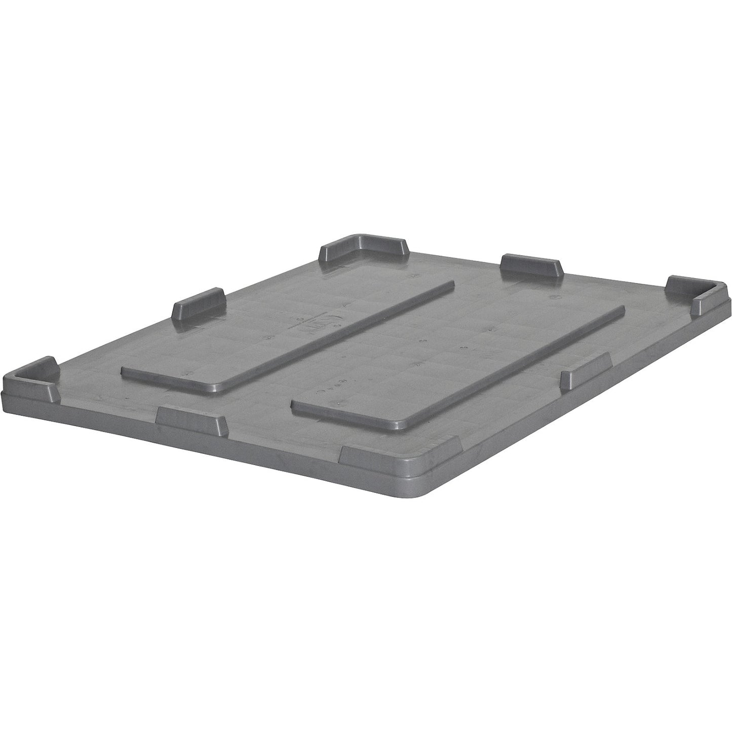 Lid, for 610 l container, LxW 1200 x 1000 mm, grey.