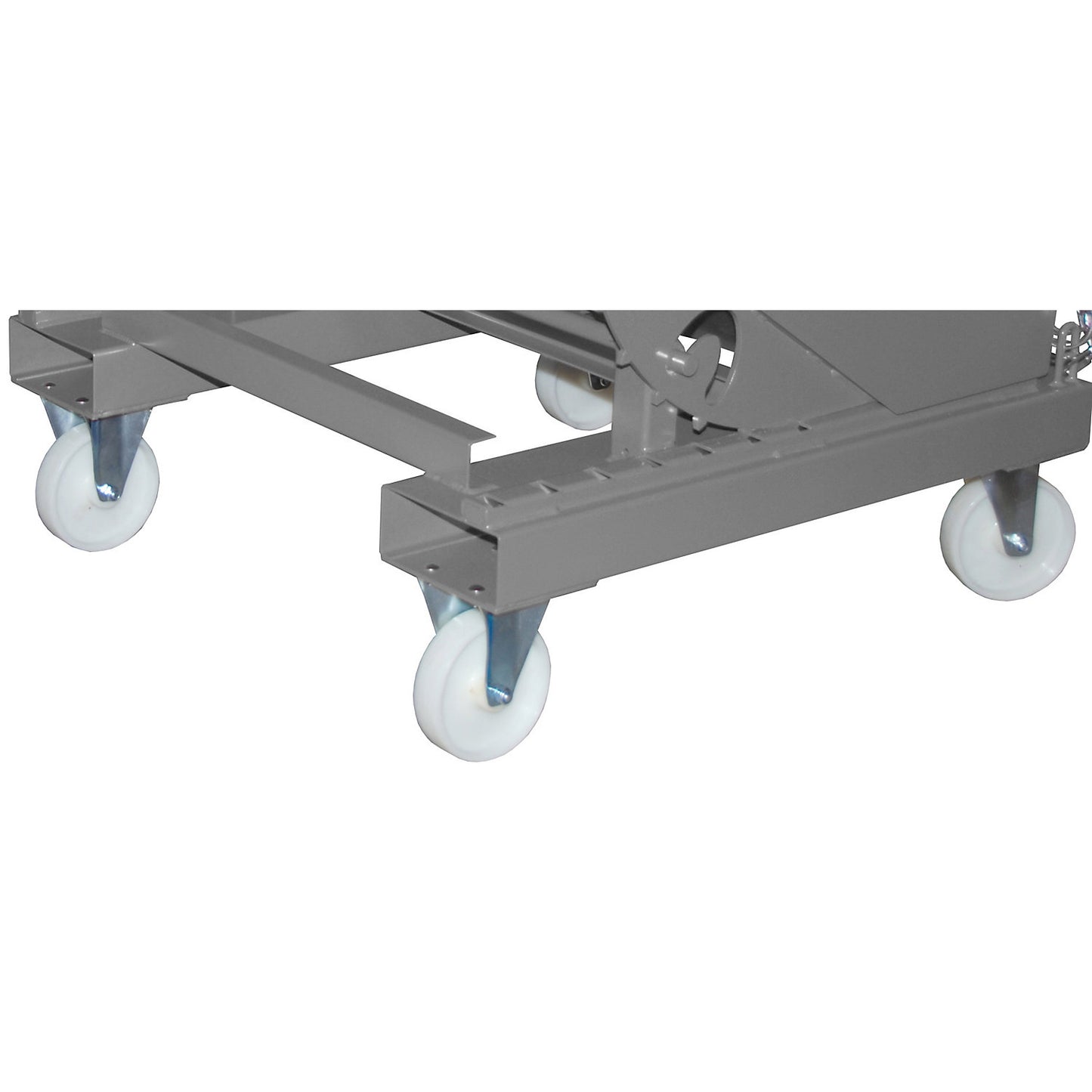 Wheels, retrofittable, max. load 350 kg/roller, with 2 swivel and 2 fixed castors.