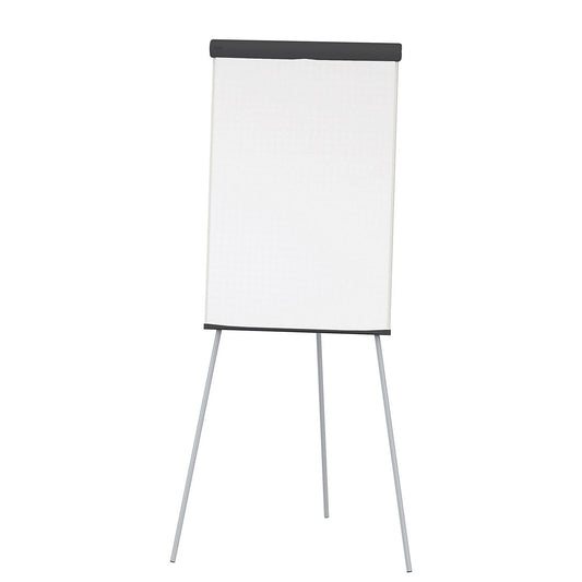 Flipchart, three legged, height 1860 mm, without paper holder, white.