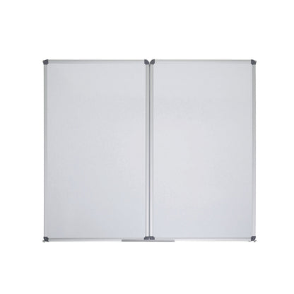 Folding whiteboard MAULstandard, sheet steel, coated, WxH 1200 x 1000 mm.