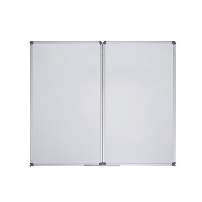 Folding whiteboard MAULstandard, sheet steel, coated, WxH 1500 x 1000 mm.