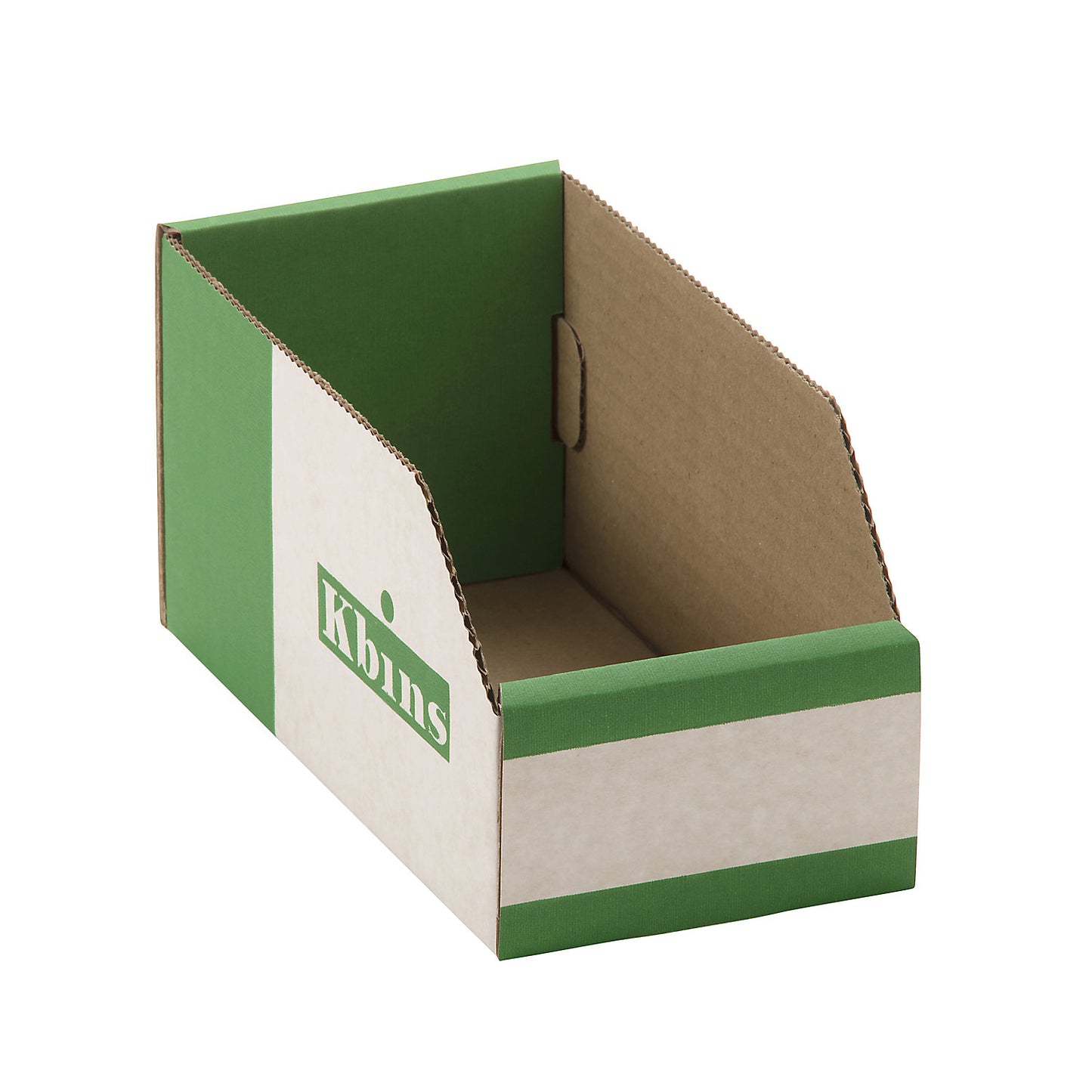 Corrugated storage bin, pack of 50, LxWxH 200x100x100 mm.