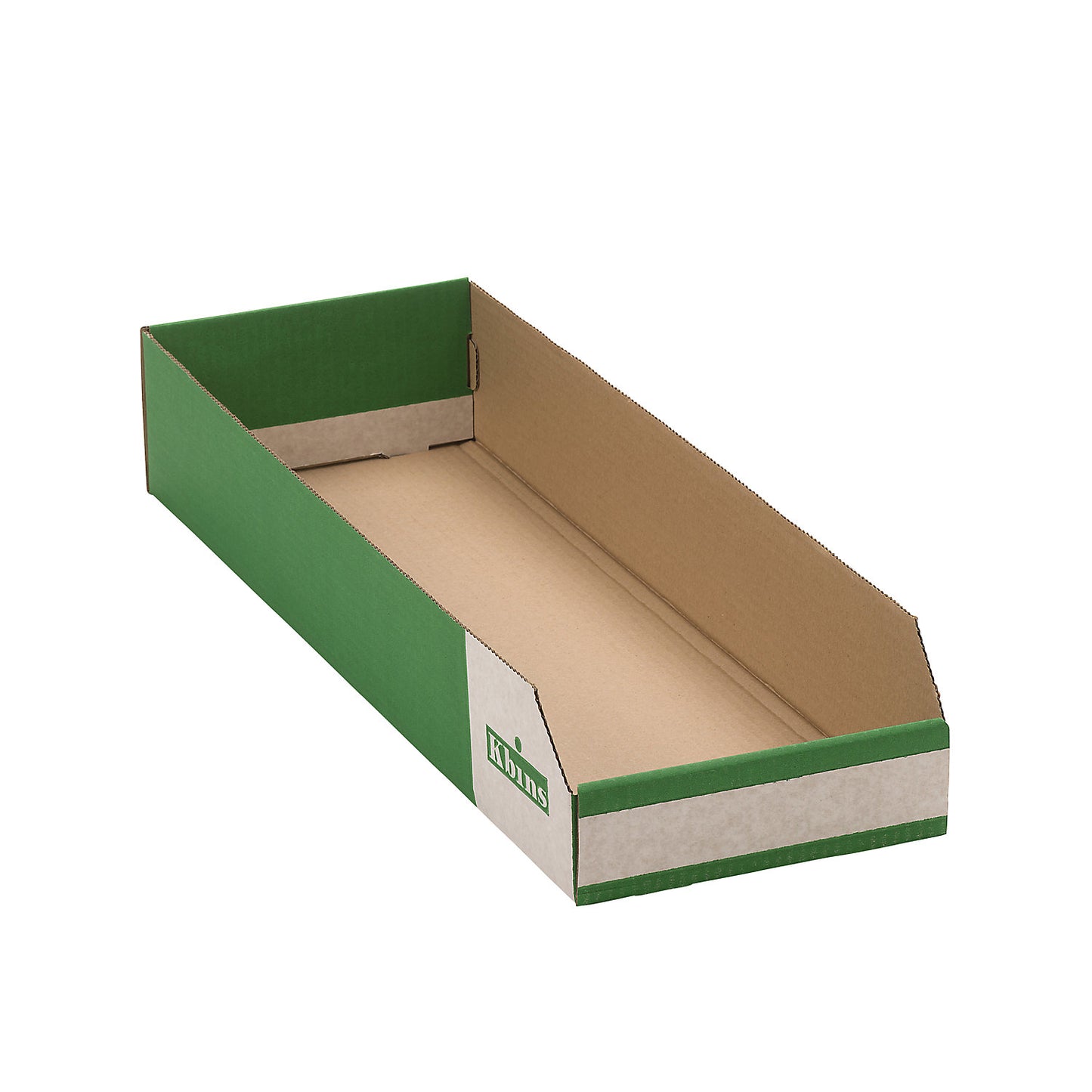 Corrugated storage bin, pack of 50, LxWxH 600x200x100 mm.