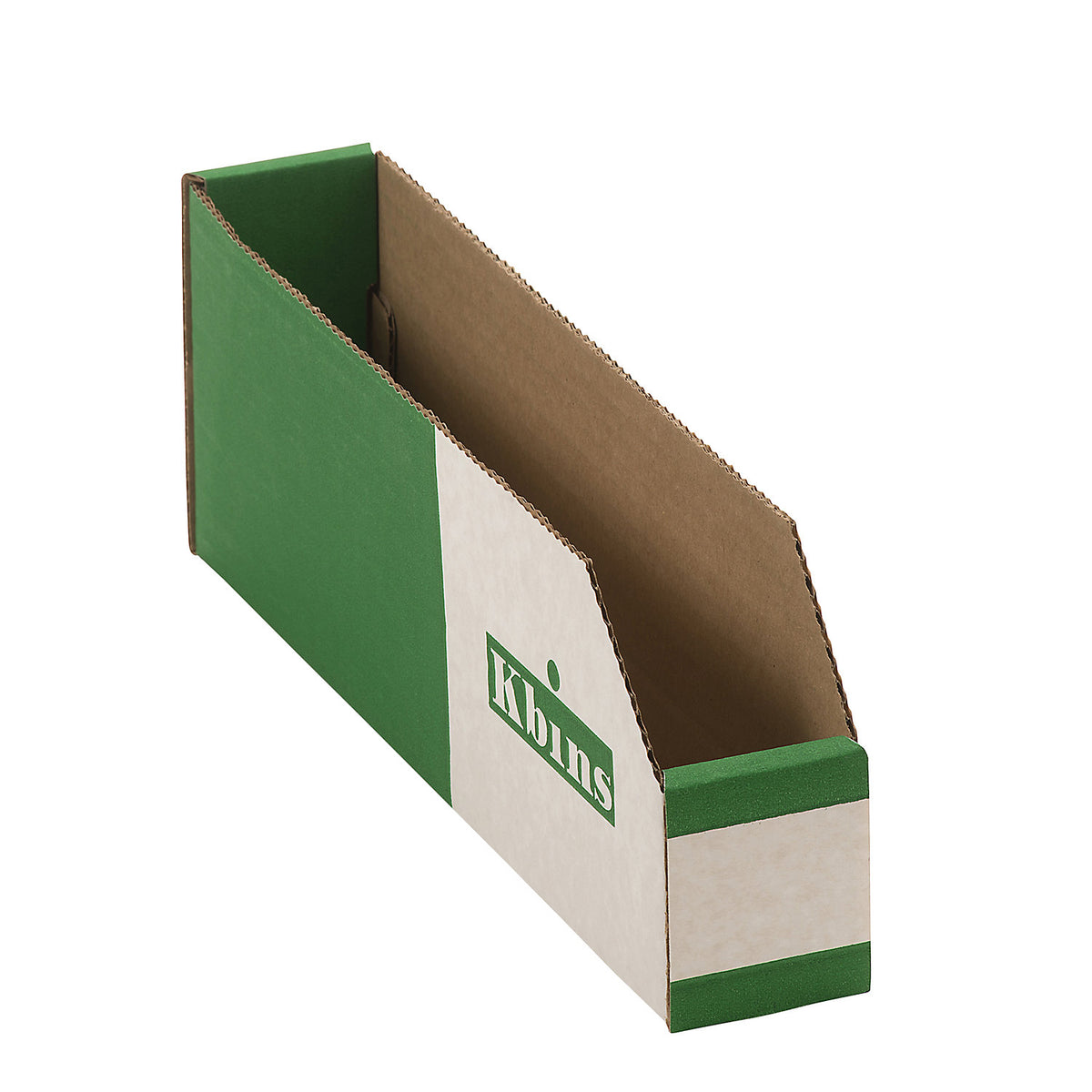 Corrugated storage bin, pack of 50, LxWxH 300 x 50 x 100 mm.